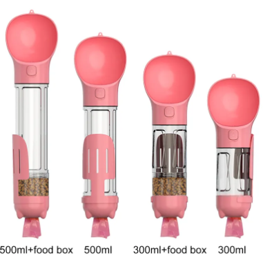 3-in-1 Portable Pet Water Bottle – Hydrate, Clean Up & Go!